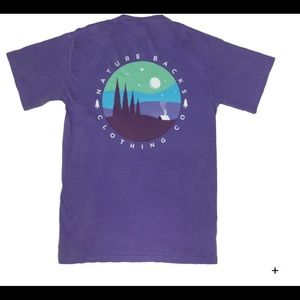 Nature Backs Twilight Purple T-shirt